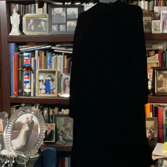 NWT EILEEN FISHER BLACK VELVET SHAWL COLLAR LONG JACKET $438 COAT sold out - Picture 12 of 12